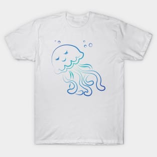 cute Octopus Doodle T-Shirt